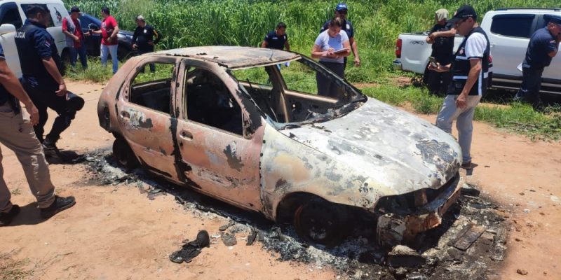 Dois Corpos Carbonizados Encontrados Em Carro Na Linha Internacional