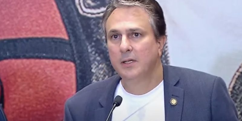 Ministro da Educação, Camilo Santana, participa da divulgação do balanço do Enem 2023, na sede do Inep - (crédito: Reprodução/Inep)