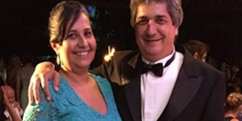 Laurenci Antônio e a esposa, Domingas, assassinada por ele. (Foto: Coxim Agora)