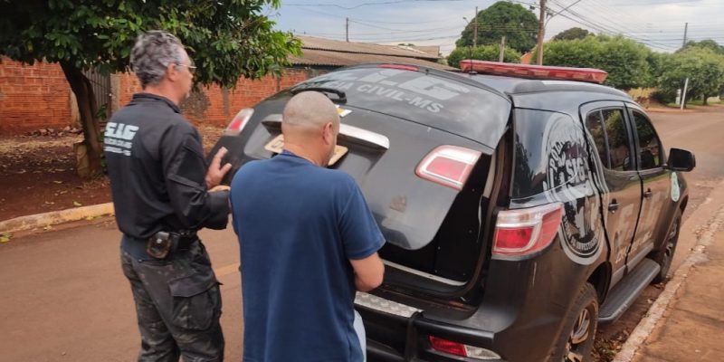 Maurício foi preso em uma residência no Jardim Santa Maria( Fotos: Divulgação/SIG)