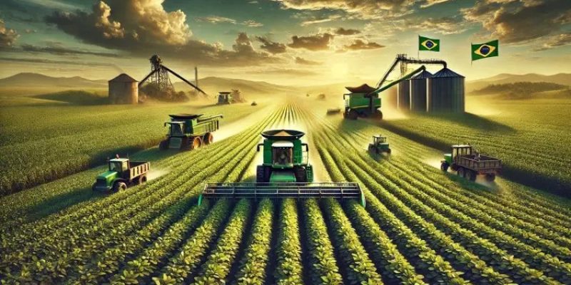 O valor da produção agrícola brasileira em 2023 foi de R$ 814,5 bilhões e os 100 municípios mais produtivos contribuíram com 31,9%