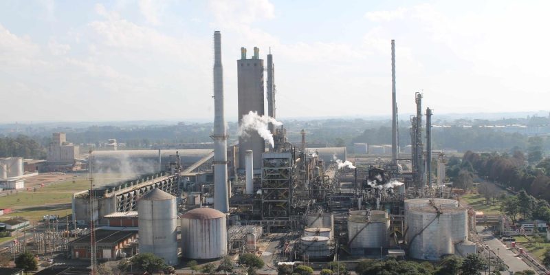 Fábrica de fertilizantes Araucária Nitrogenados S.A. (ANSA), no Paraná