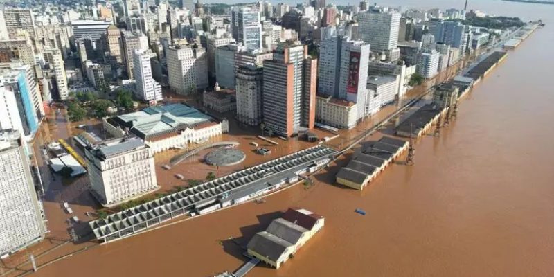 Segundo governo do Rio Grande do Sul, mais de 844 mil pessoas já foram atingidas pelas enchentes no Sul
Foto: Getty Images / BBC News Brasil