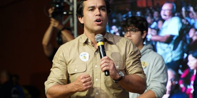 Deputado Beto Pereira durante ato no diretório estadual do PSDB