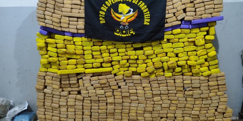 Droga apreendida (Foto: Assessoria DOF/Divulgação)
