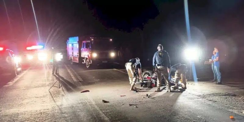 Imagens do local do acidente; Vídeo e foto: MS News