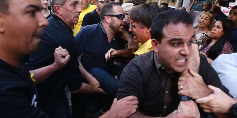 Bolsonaro foi atingido por facada em Juiz de Fora, durante campanha presidencial
Foto: Fábio Motta