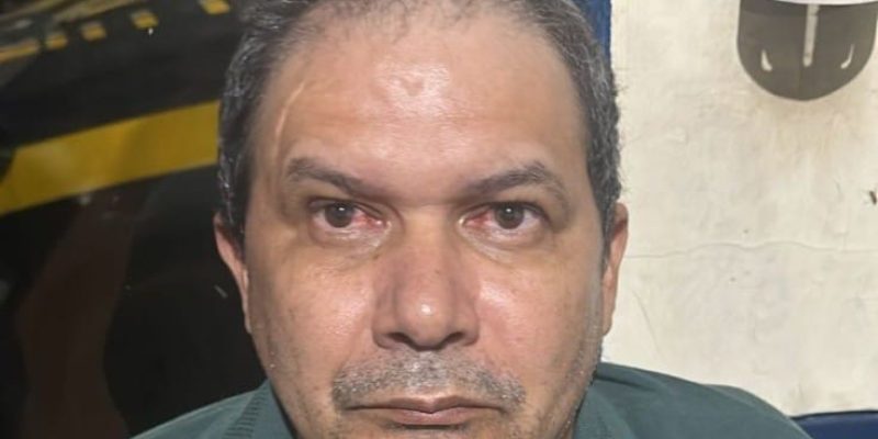 Marcos Vieira da Silva, 45, residente em São Paulo e procurado por furto foi preso sábado