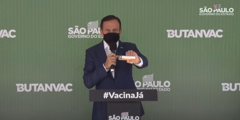 O governo do estado de São Paulo anunciou a criação da Butanvac, vacina contra a Covid-19 desenvolvida integralmente pelo Instituto Butantan