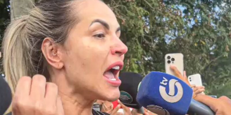 Eu não posso falar sobre o processo. Eu fui calada”, disse a influencer