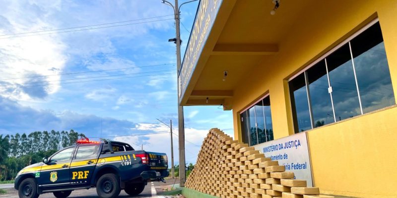 Tabletes de cocaína que estavam em caminhão-baú (Foto: Divulgação)