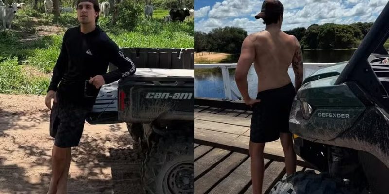 Luan Santana mostrou detalhes da Fazenda Meteoro para os fãs — Foto: Reprodução Instagram