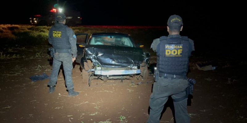 A ocorrência foi registrada e entregue na Delegacia da Polícia Civil de Ponta Porã (Foto: Assessoria/ DOF)