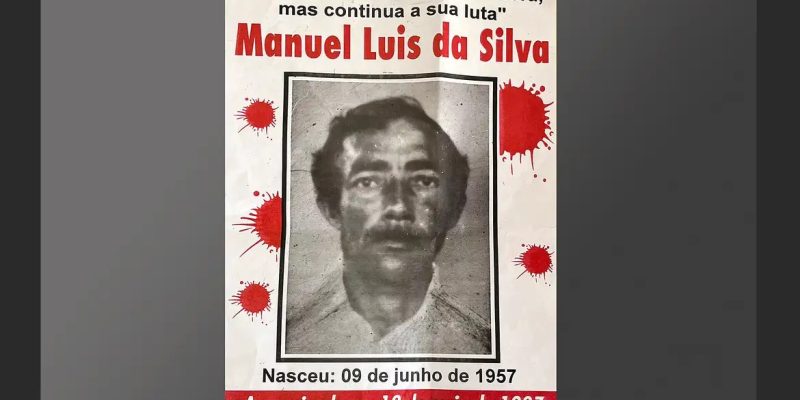 Trabalhador Manoel Luis da Silva foi morto a tiros na Paraíba em 1997 Foto: Acervo da Família