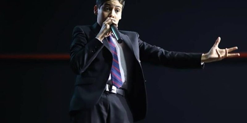 O jovem missionário Miguel Oliveira