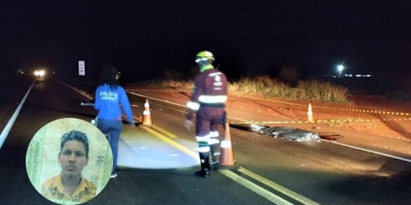 Alexandre morreu no local, antes mesmo da chegada do socorro (Foto: Leandro Holsbach)