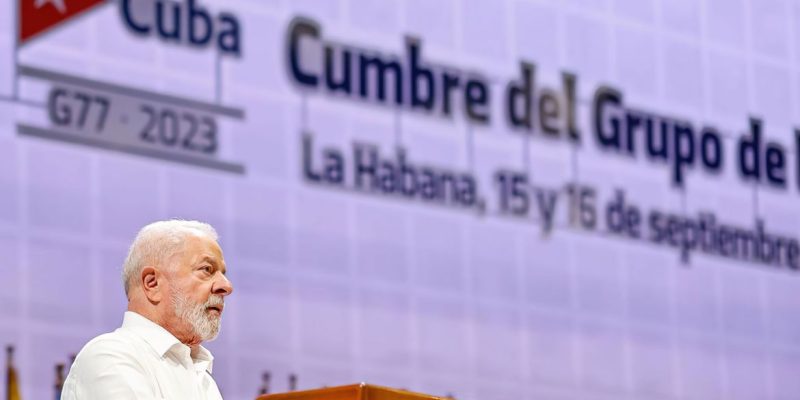 Havana-Cuba 16/09/2023, O presidente Lula, durante o debate Geral da Cúpula do G77 + China.  Foto: Ricardo Stuckert/PR