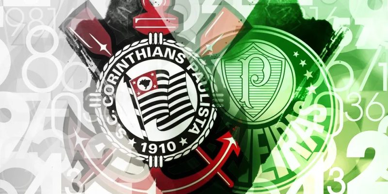 Carrossel números Dérbi Corinthians x Palmeiras — Foto: ge