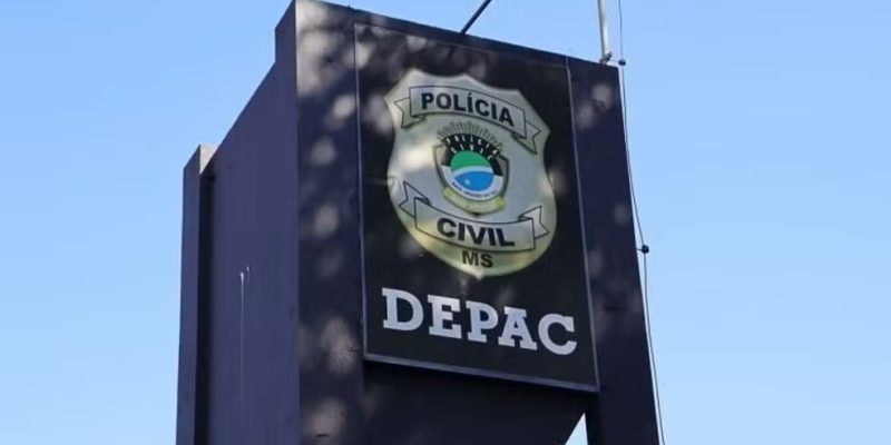 Caso foi registrado na Depac de Dourados (MS) — Foto: Redes sociais