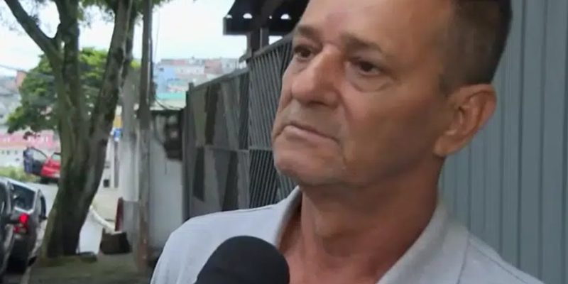 Antônio Donizete do Amaral, pai do rapaz jogado pela PM Foto: Reprodução