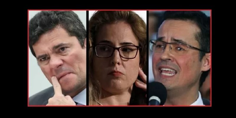 Sergio Moro, Gabriela Hardt e  Deltan Dallagnol, o homem que fez o acordo que resultaria em fundo bilionário para uma fundação privada