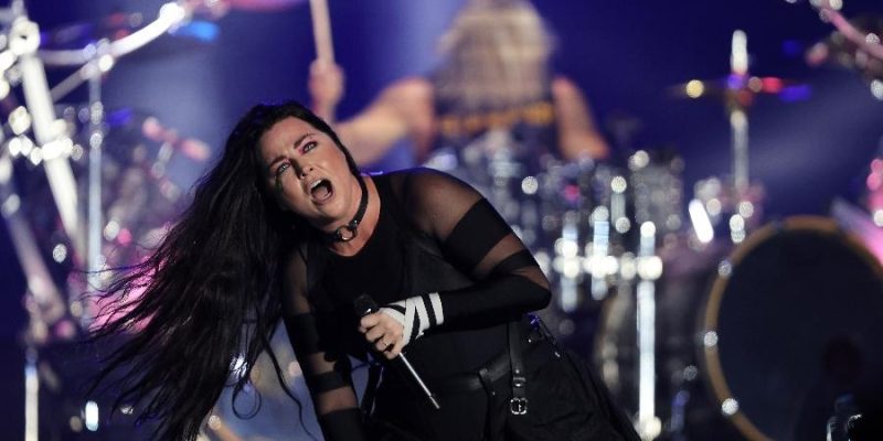 Evanescence se apresenta Palco Mundo na terceira noite do festival Rock In Rio
Imagem: Wagner Meier