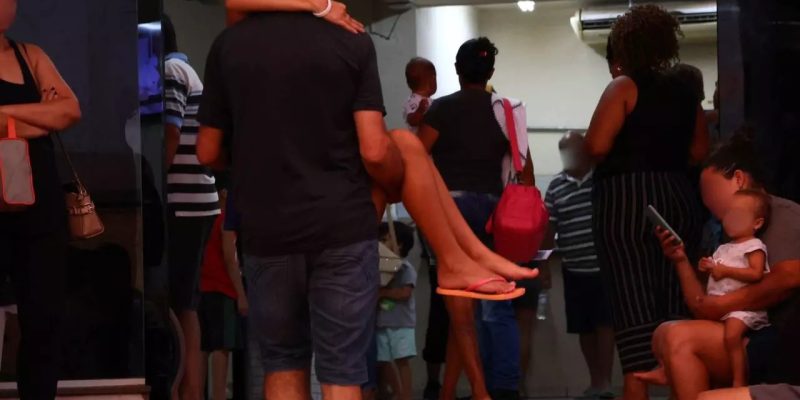 UPA lotada em Campo Grande  - imagem - Henrique Arakaki