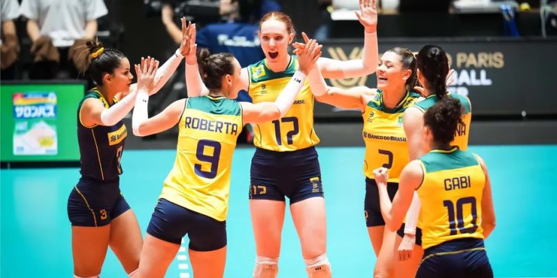Seleção sofre, mas bate donas da casa no tie-break e carimba passaporte para os Jogos