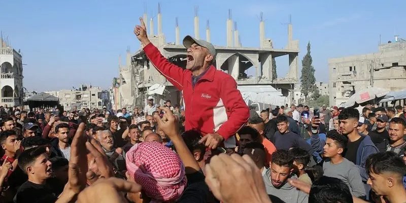 As manifestações foram os maiores protestos contra o Hamas em Gaza desde o início da guerra com Israel, em outubro de 2023