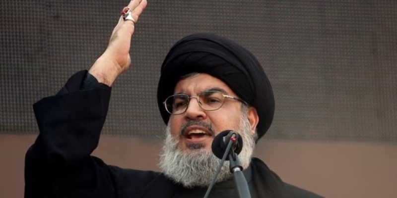 O líder do Hezbollah no Líbano, Sayyed Hassan Nasrallah