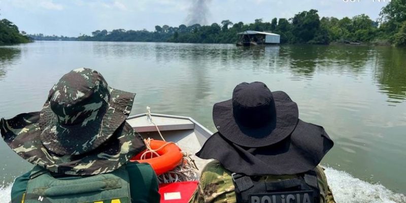 Extração ilegal causou danos ambientais de R$ 20 milhões - Créditos - Polícia Federal/Divulgação