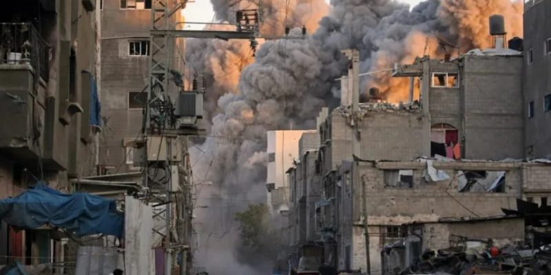 Destruição em campo de refugiados palestinos.
Créditos: Free source