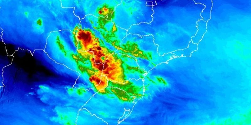 Ciclone se forma na região Sul nesta terça-feira (24)
Inmet