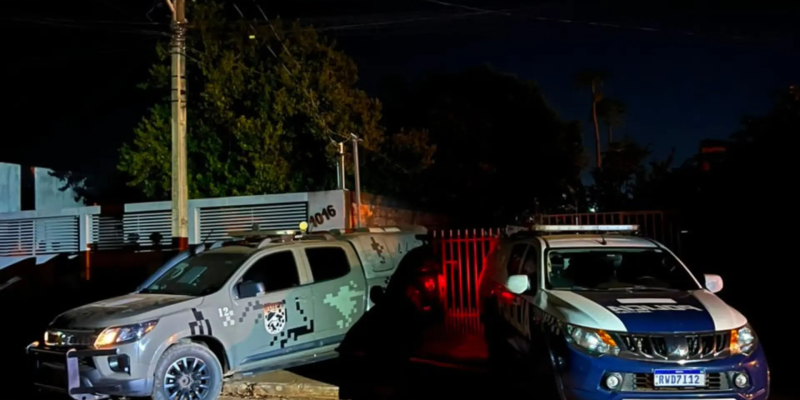 Viatura do Bope e perícia no local do confronto. (Reprodução, Bope)