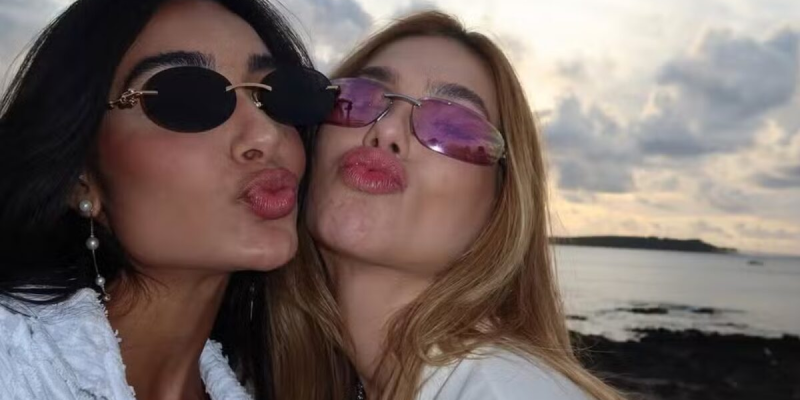 Amigas estiveram juntas em viagem (Foto: Redes sociais, Reprodução)