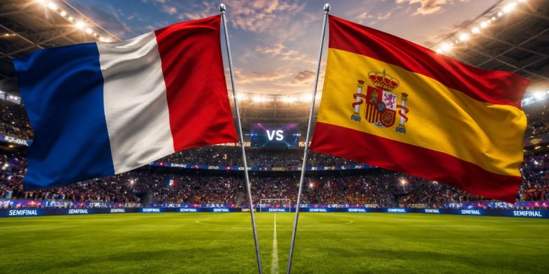 Até hoje, França e Espanha se enfrentaram apenas uma vez em Copas do Mundo