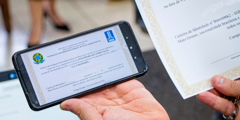 UFMS é a primeira universidade federal a emitir diplomas digitais na plataforma MEC/RNP