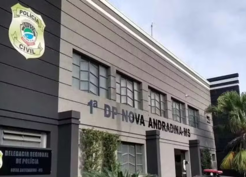 Delegacia de Polícia de Nova Andradina (MS). — Foto: Sinpol/Divulgação