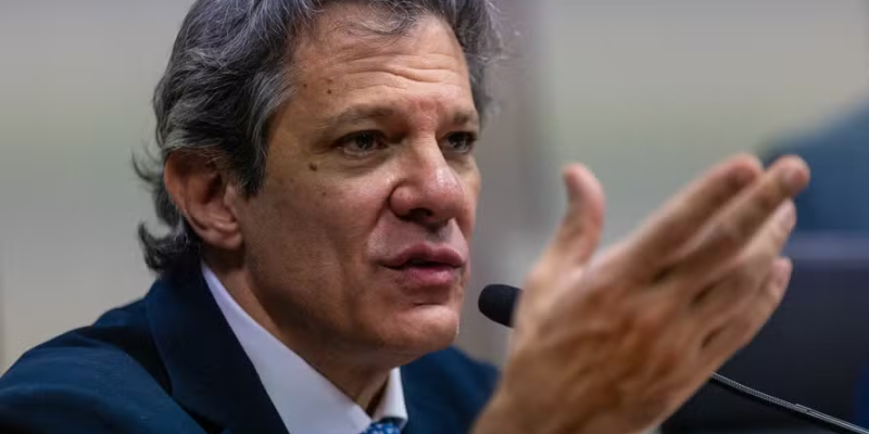 Fernando Haddad, Ministro da Fazenda do Governo Lula no Senado Federal — Foto: Brenno Carvalho