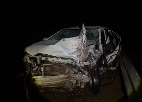 hevrolet Onix envolvido no acidente (Foto: Jardim MS News)