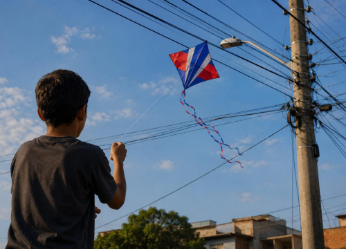 Suspeito tentou tomar pipa do filho da vítima