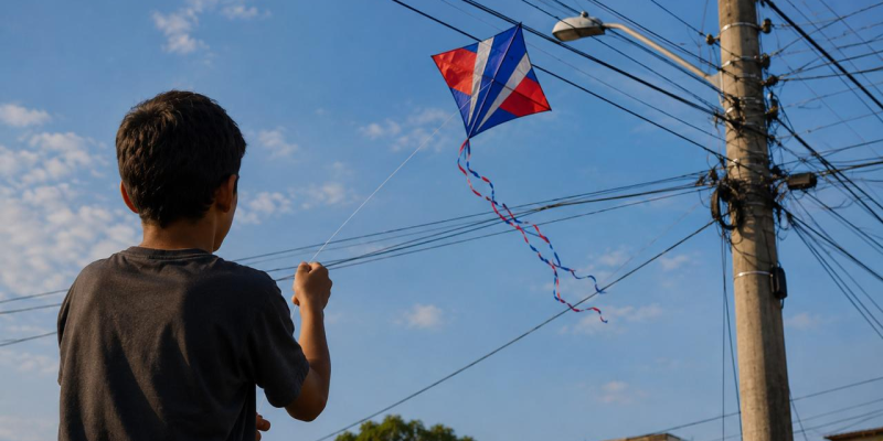 Suspeito tentou tomar pipa do filho da vítima