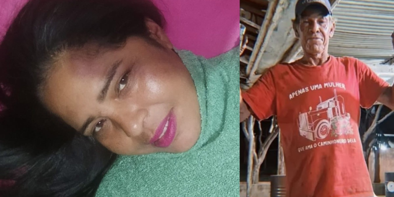 Rosenilda e Reginaldo, vítimas que morreram em bar de Nioaque. — Foto: Redes sociais/Reprodução