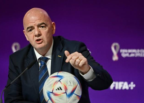 Infantino é presidente da Fifa desde 2016
FABRICE COFFRINI / AFP
