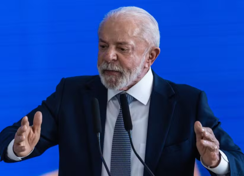 Presidente Lula no Palácio do Planalto — Foto: Brenno Carvalho