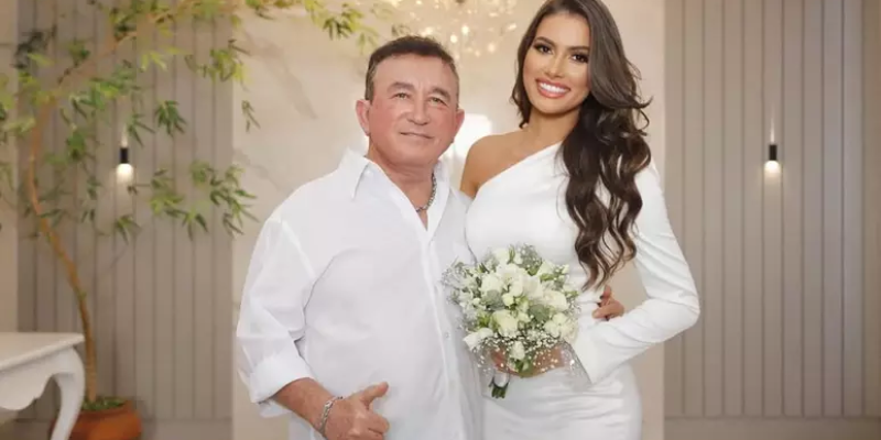 Amado Batista e Calita Franciele Miranda se casam
Foto: Reprodução/Instagram