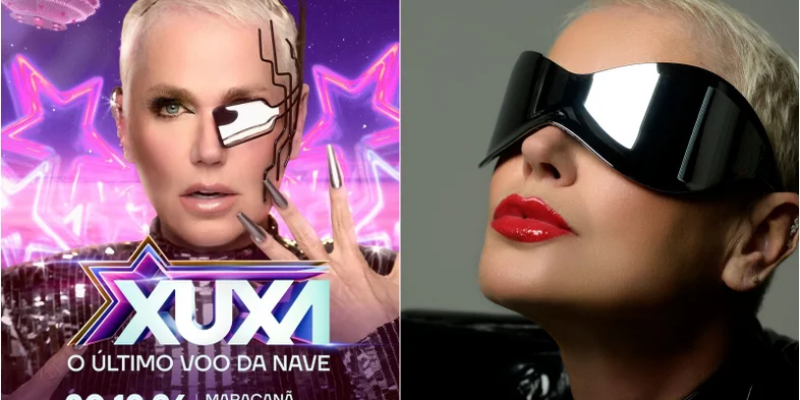 Xuxa anuncia show ‘O Último Voo da Nave’ no Rio de Janeiro.  Foto: Divulgação.