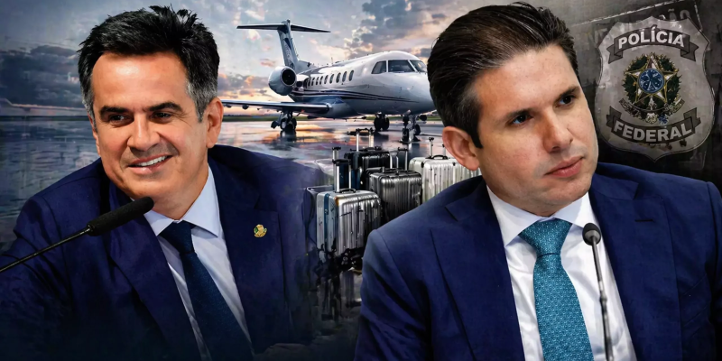 Presidente da Camara dos Deputados, Hugo Motta e o deputado federal Ciro Nogueira (PP)