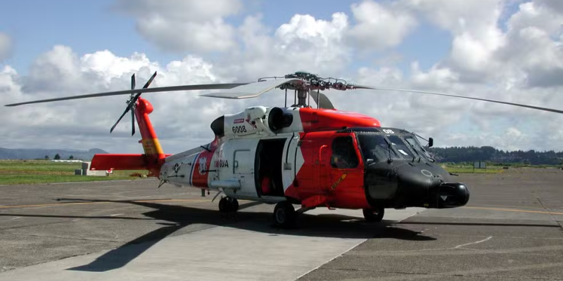 Helicóptero MH-60 Jayhawk da Guarda Costeira dos Estados Unidos. (Foto: Guarda Costeira dos EUA/Divulgação)