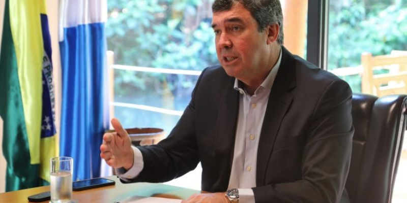 O governador de Mato Grosso do Sul, Eduardo Riedel – Foto: Saul Schramm
